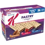 Kellogg's Special K Pastry Crisps Variety Pack - 1 Box, 36 Crisps