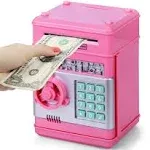 Refasy Piggy Bank Cash Coin Can ATM Bank Electronic Coin Money Bank for Kids-Hot Gift