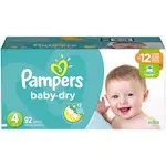 Pampers Baby-Dry Diapers, Size 4 - 92 pack