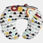 Boppy Tummy Time Prop Pillow - Black White Rainbow