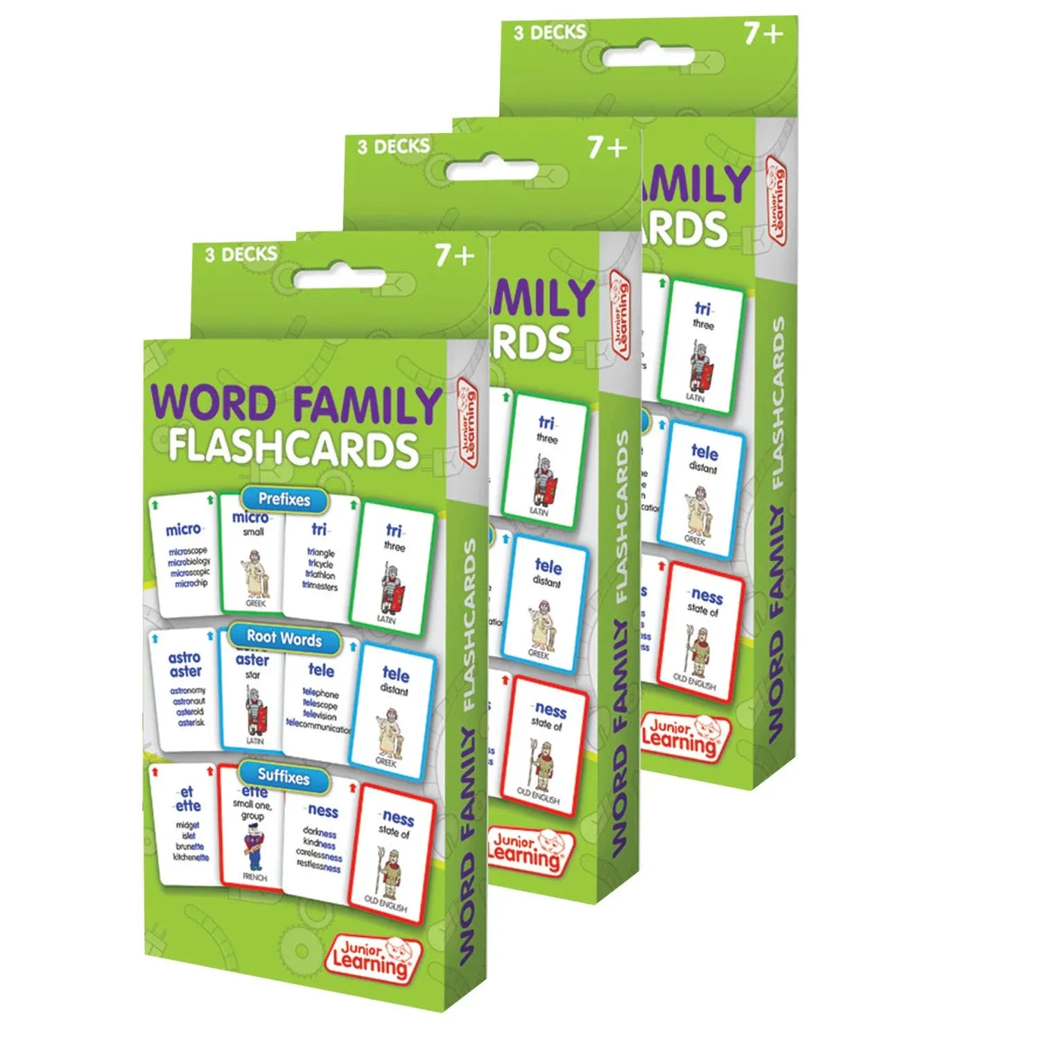 Junior Learning Word Families Flash Cards