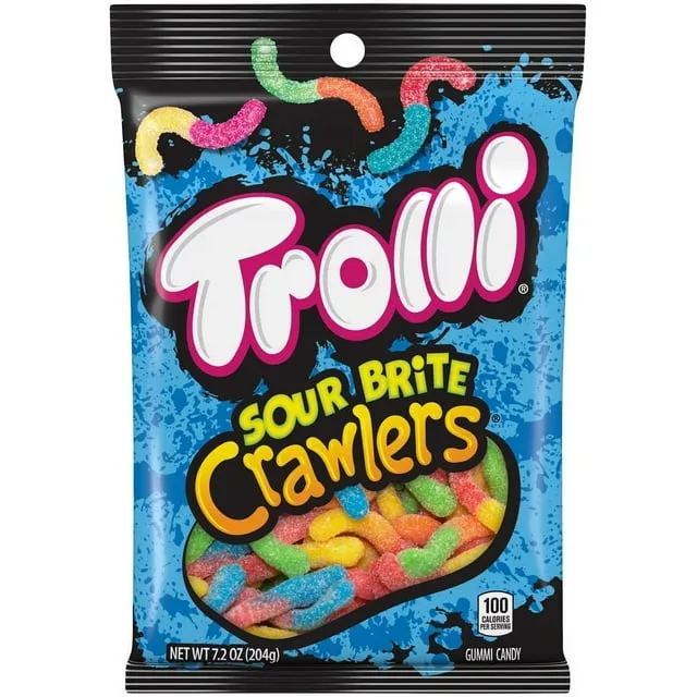 Trolli Sour Brite Crawlers Candy - 7.2 oz