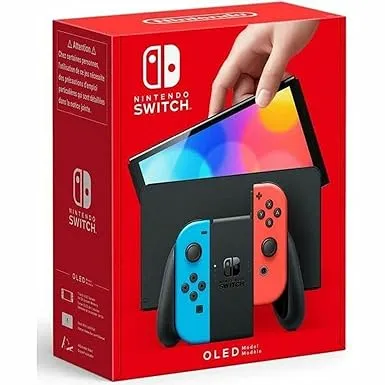 Nintendo Switch OLED - Neon Blue/Neon Red