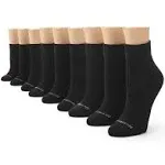 No Nonsense Womenâ€™S Cushioned Mesh Quarter Top Ankle Socks - Premium Comfor...