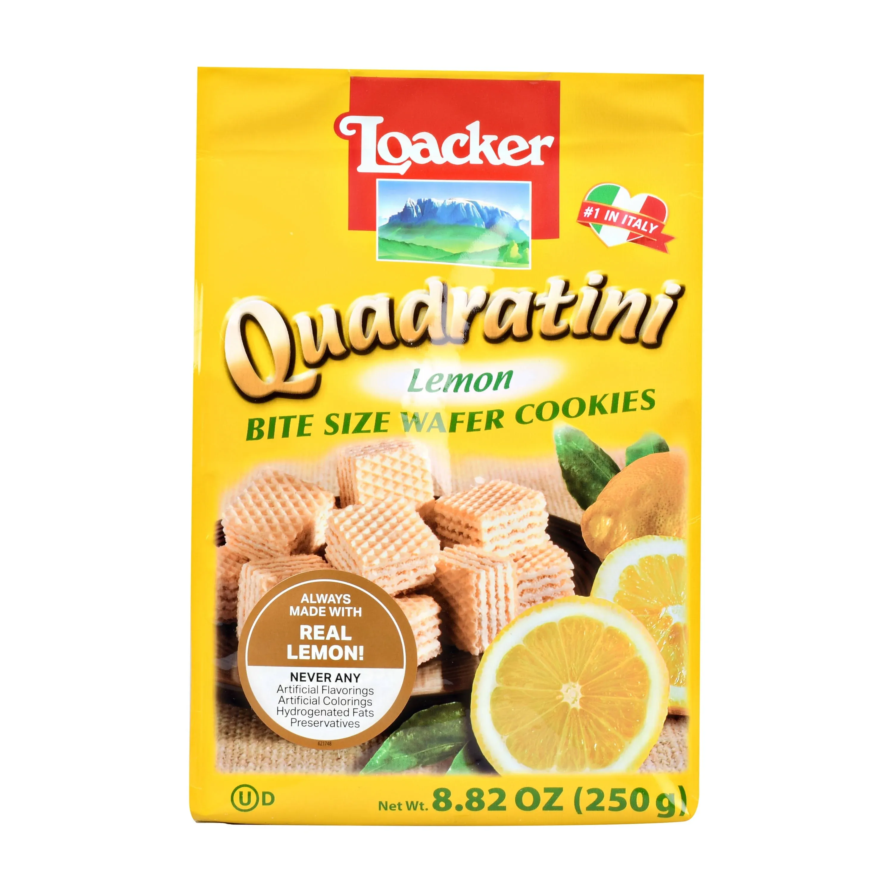 Loacker Peanut Butter Filled Wafer Cubes, 8.8 oz.