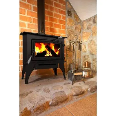 Pleasant Hearth 1,800 Sq. Ft. Wood Burning Stove with Legs