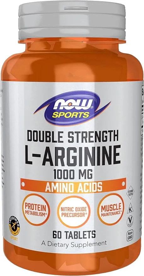 Now - L-Arginine 500 mg - 250 Capsules