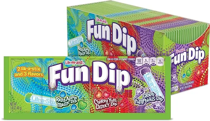 LIK-M-AID Fun Dip Fun Dip, 24CountLIK-M-AID Fun Dip Fun Dip, 24Count