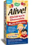 Nature's Way Alive! Children's Multi-Vitamin Chewable 120 Chews