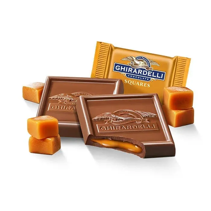 Ghirardelli Caramel Milk Chocolate Squares