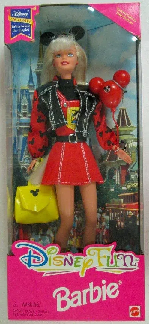 Disney Fun Barbie Doll Exclusive Special Fifth Edition 1997 Mattel 18970