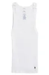 Shop Polo Ralph Lauren Men's Big & Tall 2-pk. Cotton Tank Tops In White