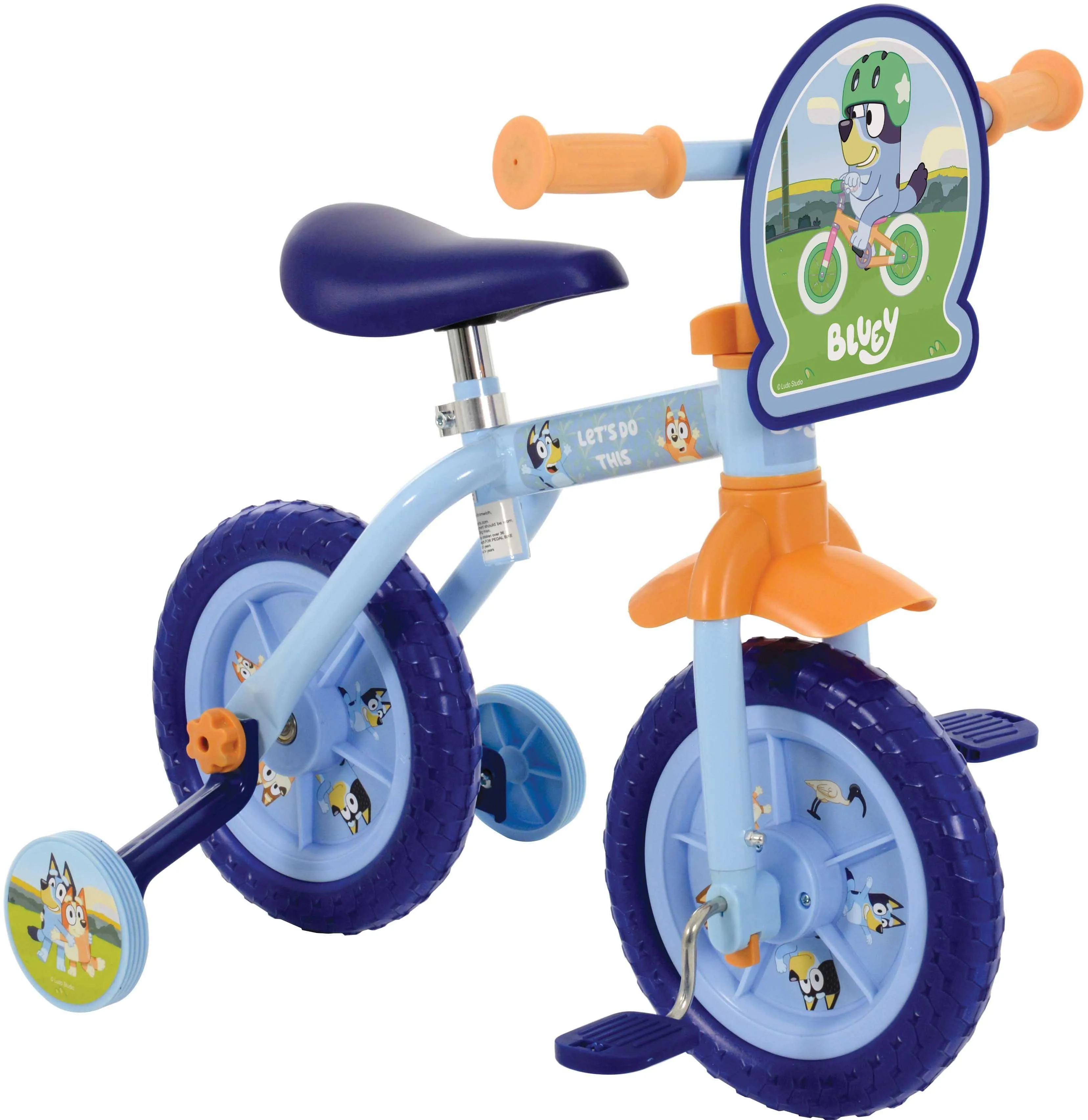 Bluey 2-in-1 10 inch Training Bike