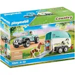 Playmobil Car with Pony Trailer