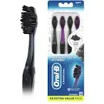 Oral-B Toothbrush, Charcoal, Soft, Value Pack - 4 toothbrushes