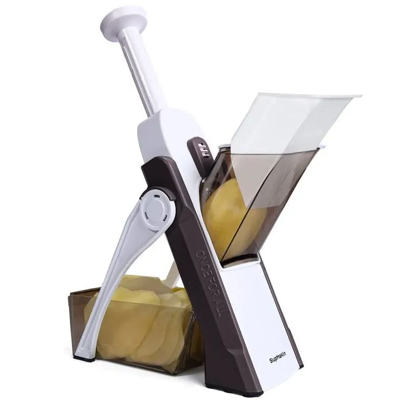 SUPMAKIN Safe Mandoline Slicer Adjustable Slicer,Vegetable Chopper