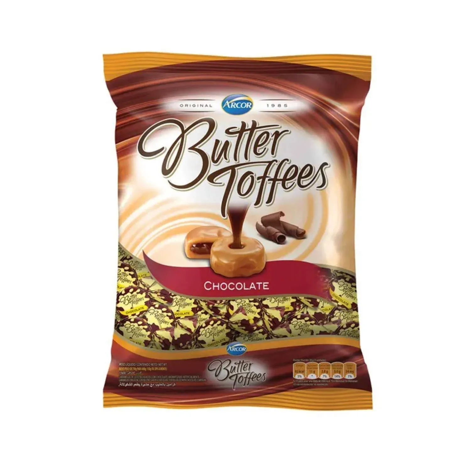 Arcor Butter Toffees Chocolate Pouch, 600 G