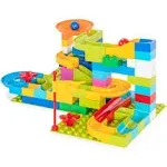 Best Choice Products 97-Piece Kids Create Your Own Marble Maze Run Racetrack Puzzle Construction Game Set w/ 4 Balls