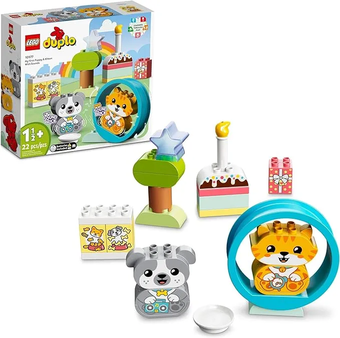 Lego 10977 Duplo My First Puppy & Kitten with Sounds