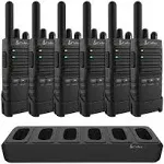 Cobra PX650 - Professional/Business Walkie Talkies (6-pack)