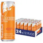 Red Bull Energy Drink, Amber Edition Strawberry Apricot, 8.4 fl oz (24 Pack)