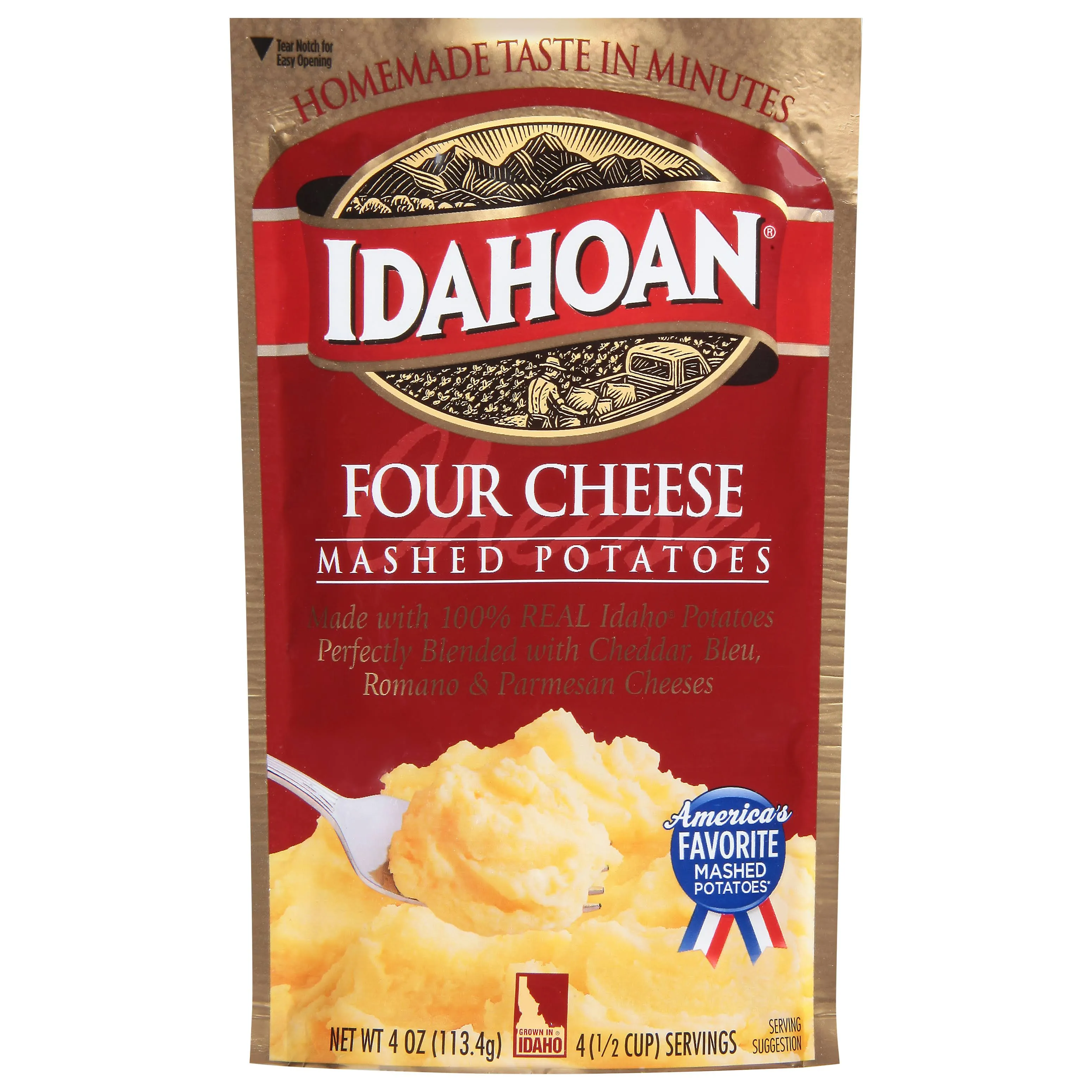 Idahoan Four Cheese Mashed Potatoes