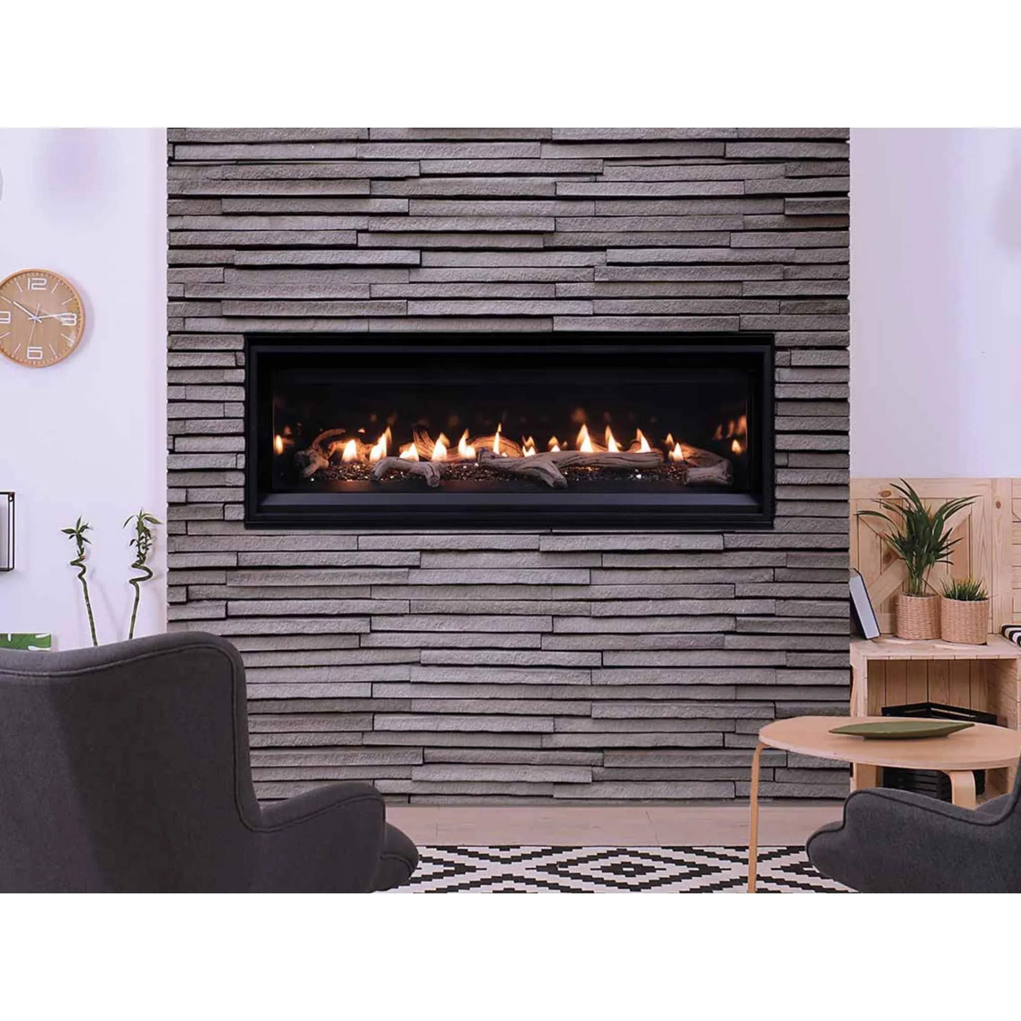 Superior DRL2055 55" Direct Vent Linear Gas Fireplace, Liquid Propane