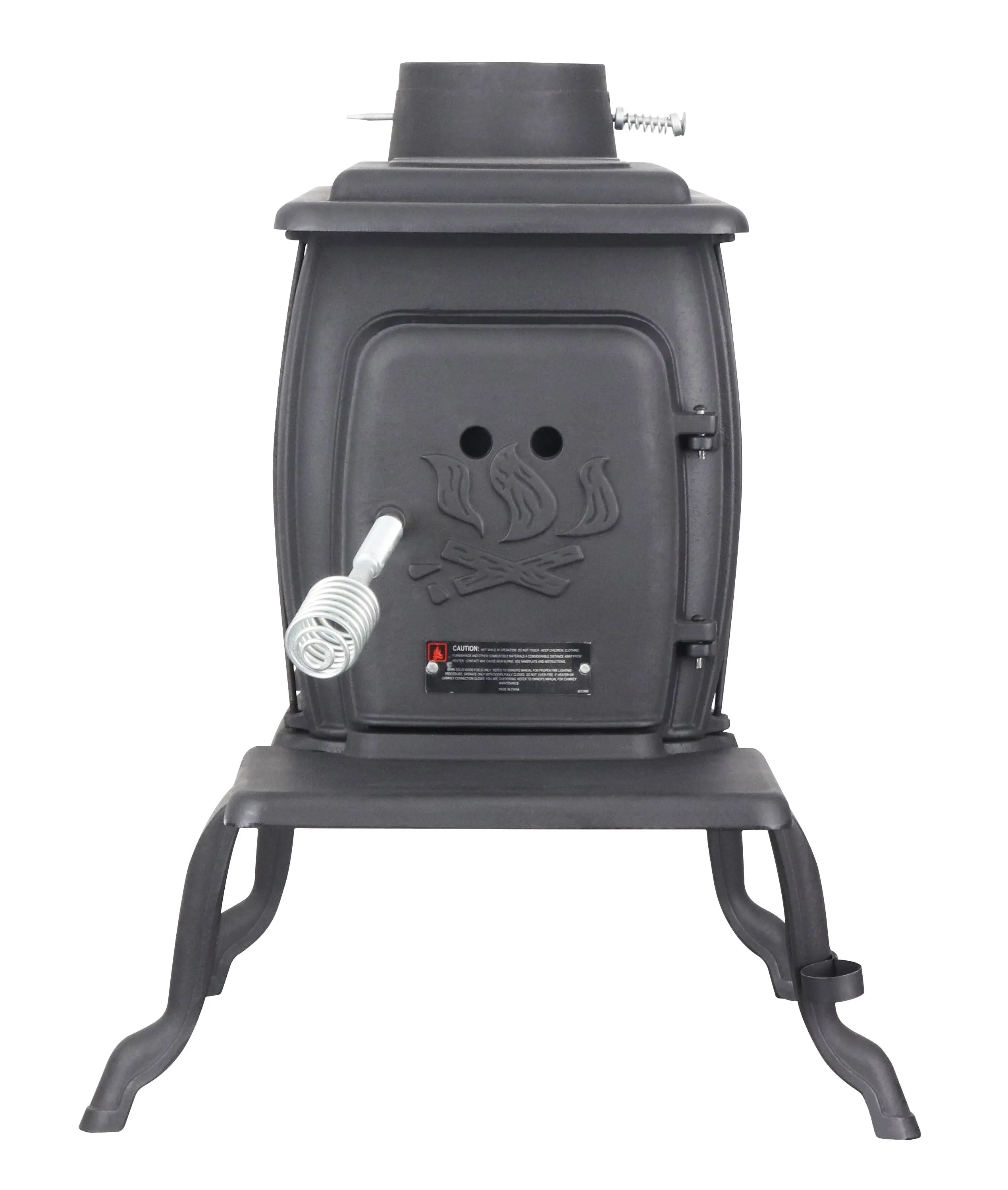 US Stove 900 Sq. Ft. Cast Iron Wood Stove