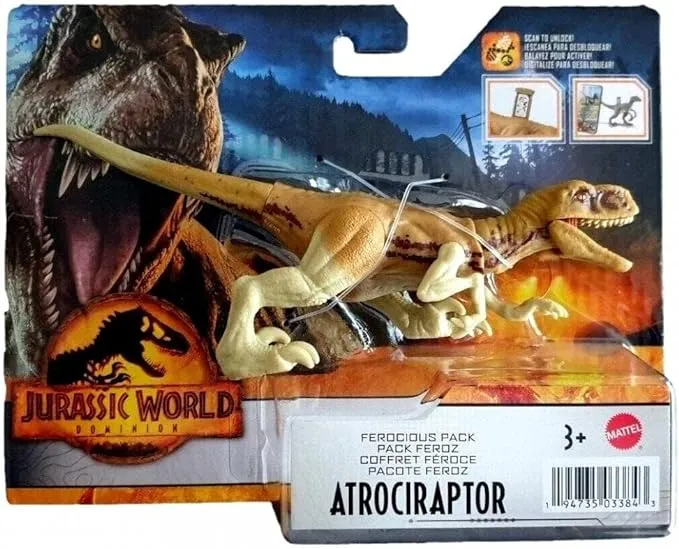 Jurassic World Dominion Ferocious Pack Atrociraptor Dinosaur Action Figure