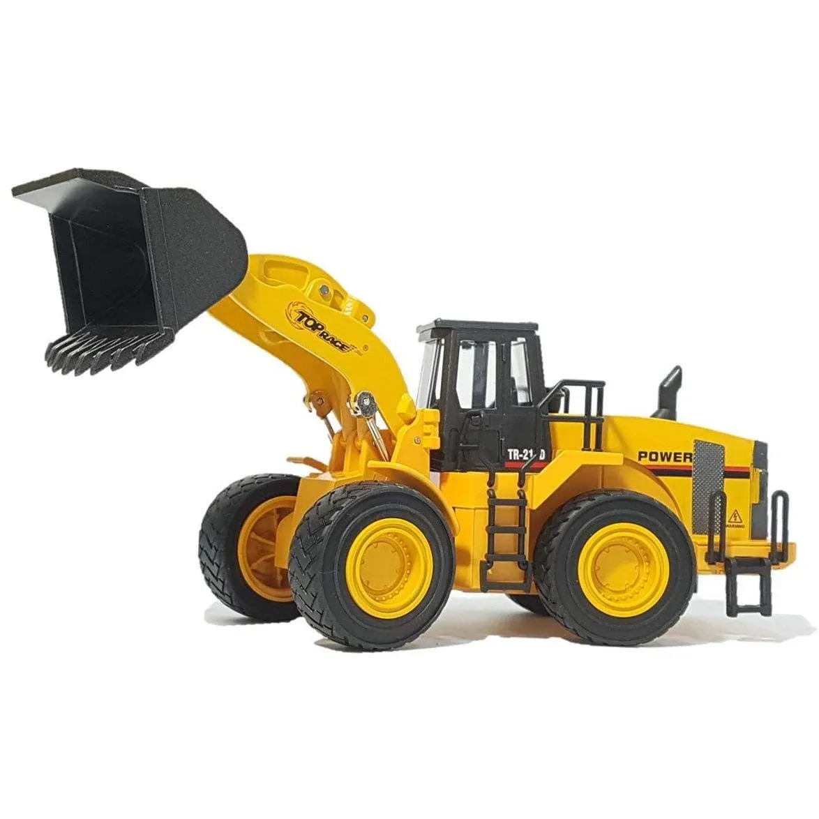 Top Race Diecast Heavy Metal Construction Toy Tractor 1:40 Scale (Front Loader)