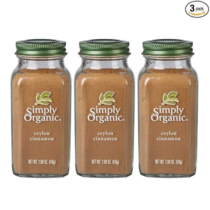 Simply Organic, Canela Orgânica Do Ceilão, 59 G