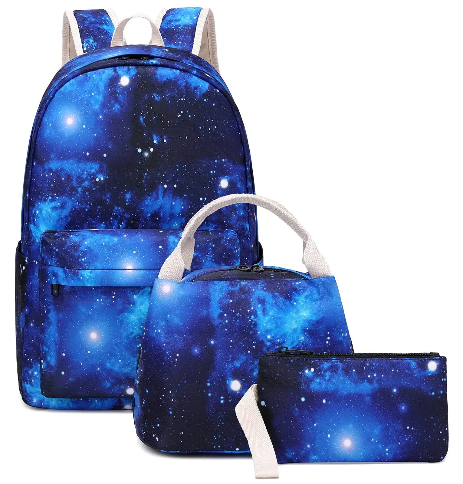 Galaxy Backpack For Boys And Girls Kids Backpack With Lunch Box Boy Backpack Gir