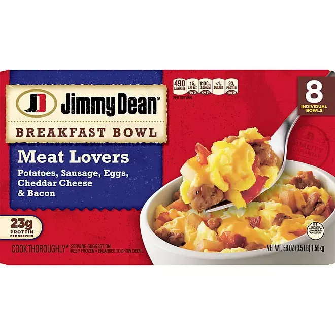 Jimmy Dean Meat Lovers Breakfast Bowl