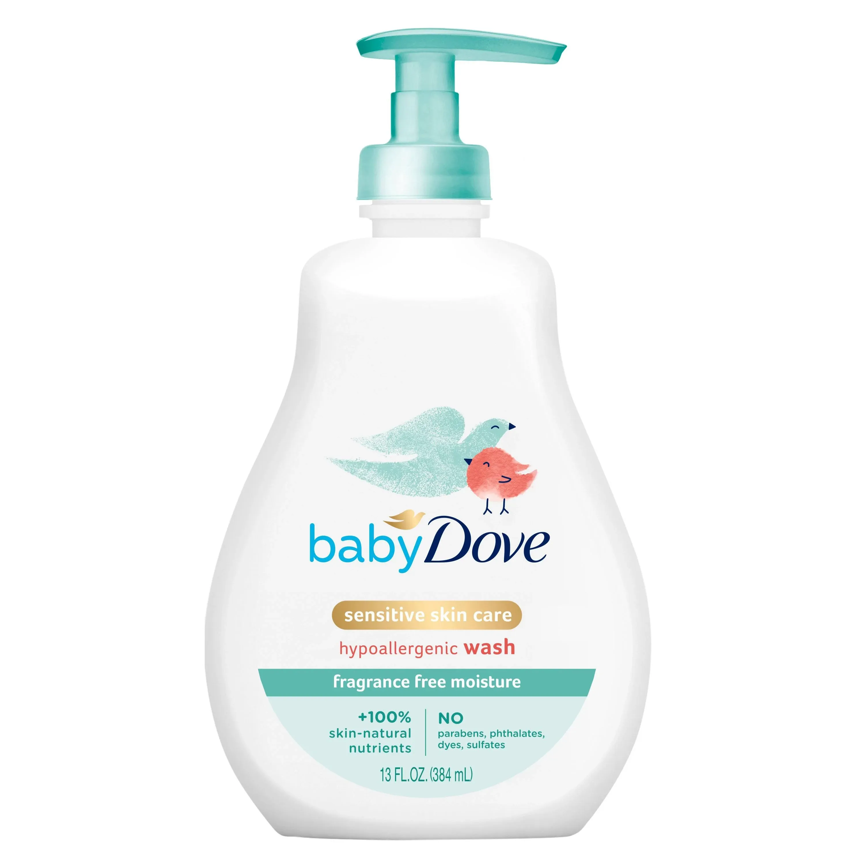 Baby Dove Sensitive Baby Wash Melanin-rich Skin Nourishment For Baby Bath Time Tear-Free and Hypoallergenic 34 oz