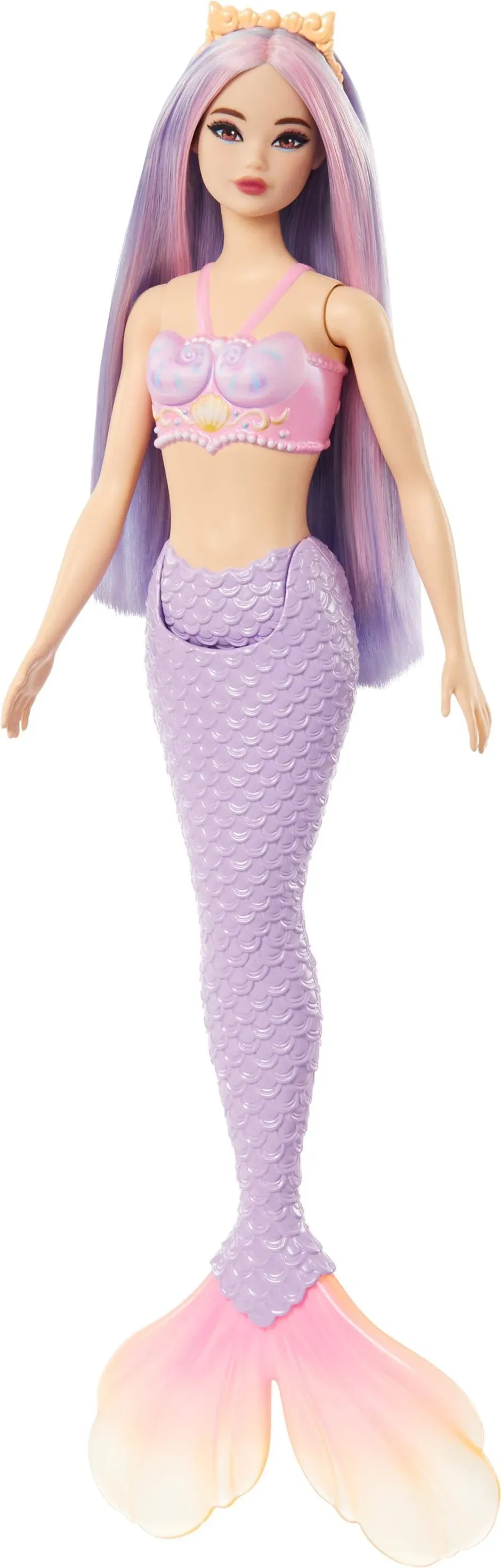 2023 Barbie Fantasy PURPLE LILAC Lavender Hair Mermaid Doll Odile Face VHTF NIB