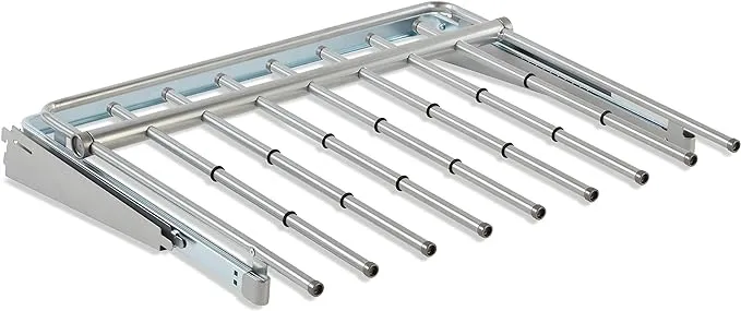 Rubbermaid Configurations Titanium Sliding Pants Rack