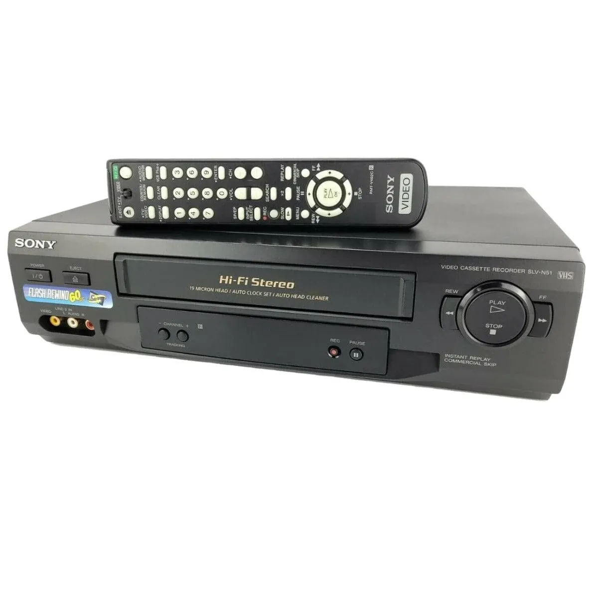 Sony SLV-N51 4-Head Hi-Fi Stereo VHS Recorder Player