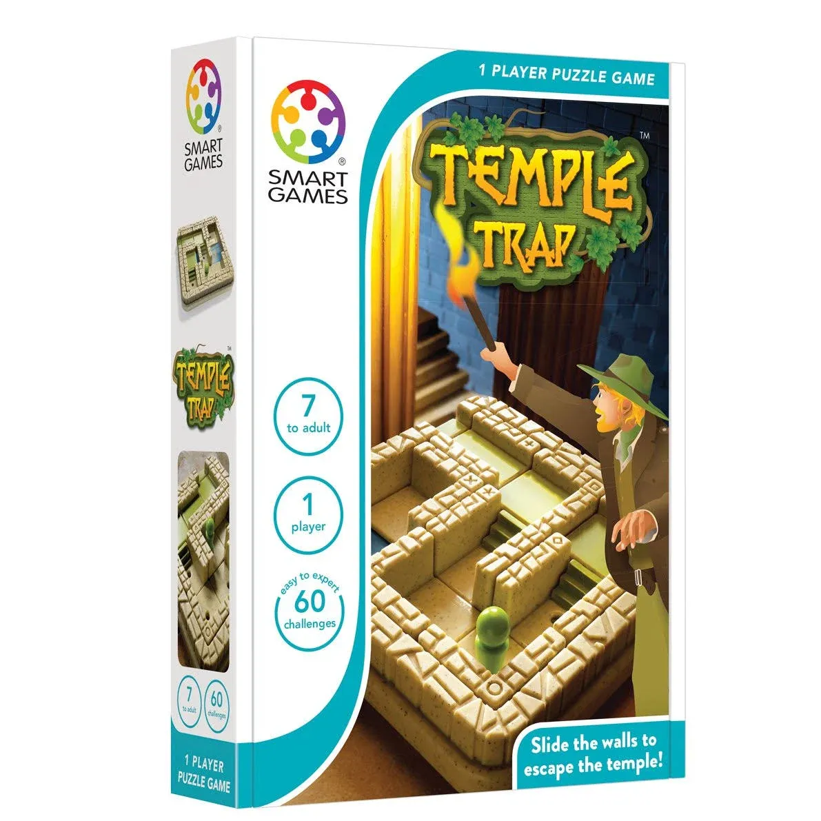 Smart Games Temple Trap Game 1 Player Puzzle Game Kids Age 7+ New Gift