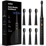 SEJOY Electric Toothbrush for Adults Kids with 7 Brush Heads 3 Modes Smart Timer