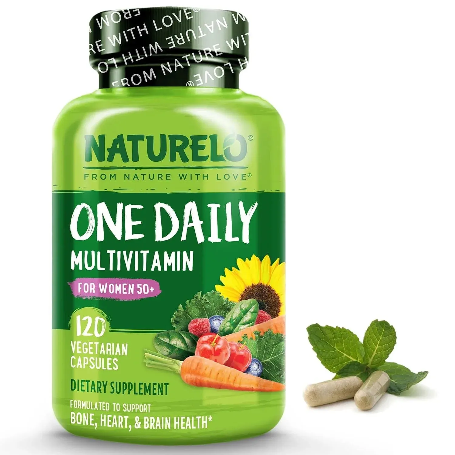 NATURELO, One Daily Multivitamin for Women, 120 Vegetable Capsules