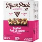 Munk Pack Keto Sea Salt Dark Chocolate Flavored Nut & Seed Bar (14.8 oz)