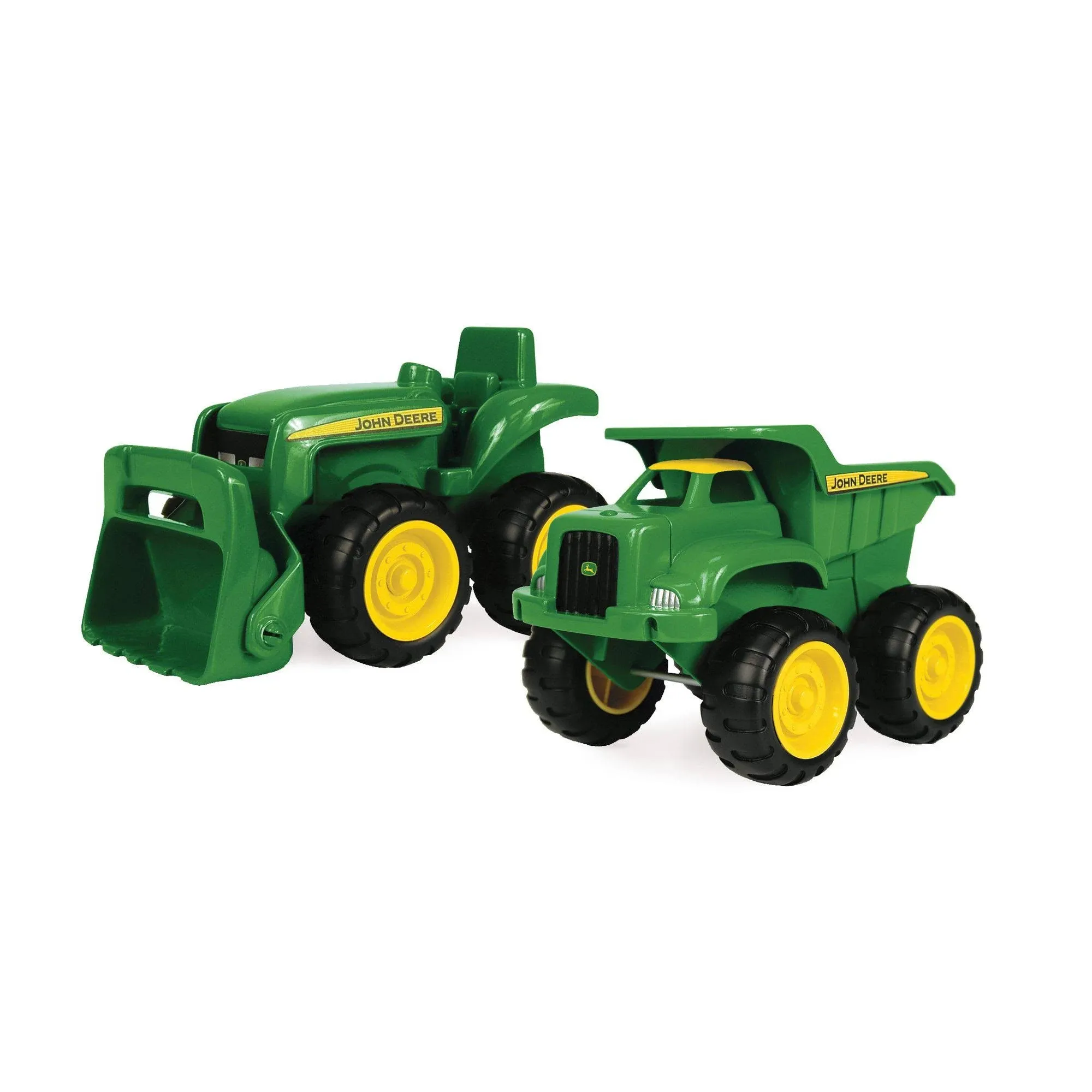 John Deere Kids 736 42952 EA John Deere Mini Sandbox Tractor and Dump Truck Set, Multicoloured