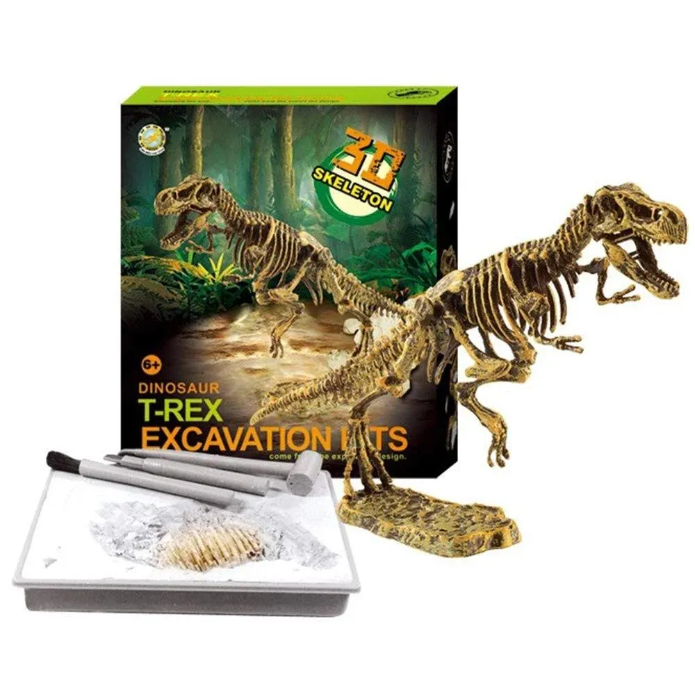 Dinosaur T-Rex Excavation Kits 3D Skeleton