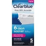 Clearblue Early Detection Pregnancy Test 5 Tests