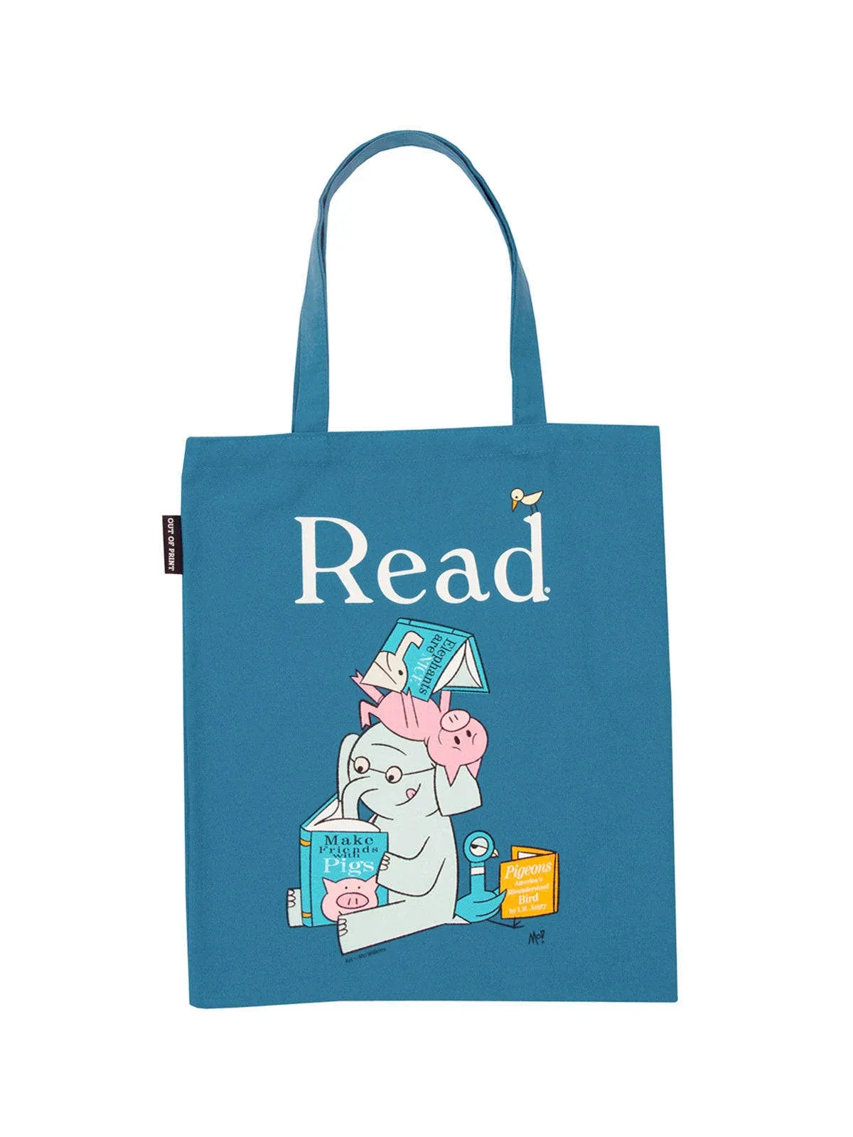 Elephant Piggie Read Tote Bag