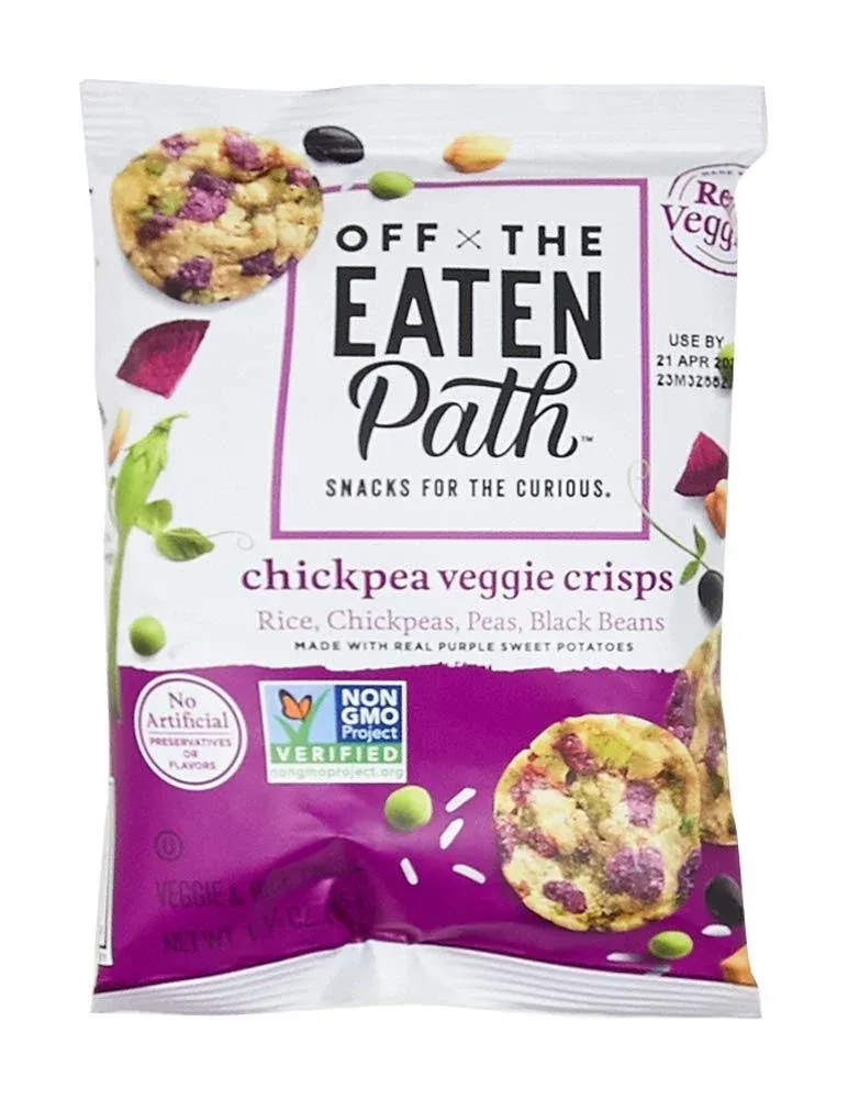 Off The Eaten Path, Chickpea Veggie Crisps, 1.25oz