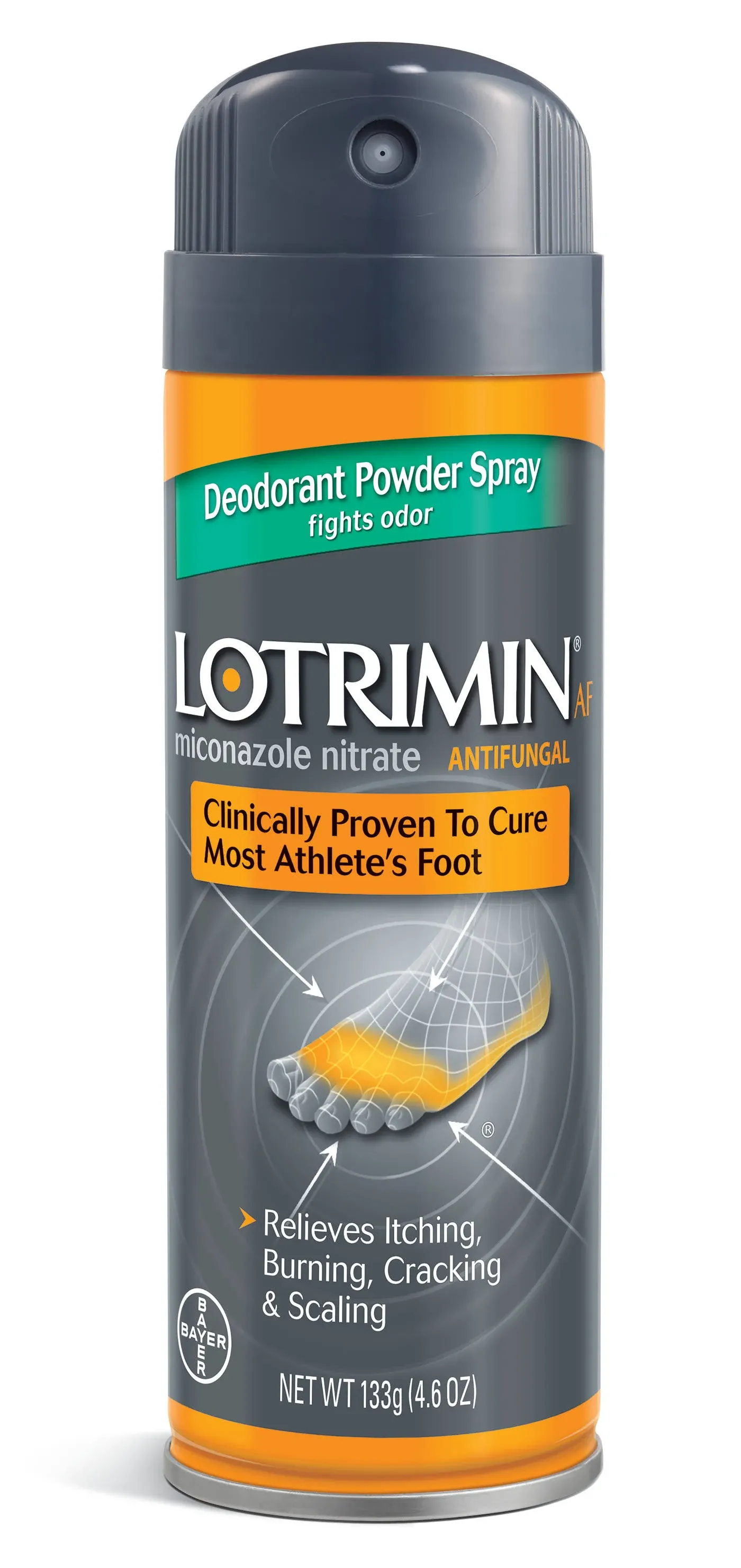 Lotrimin Ultra Antifungal, Deodorant Powder Spray - 133 g