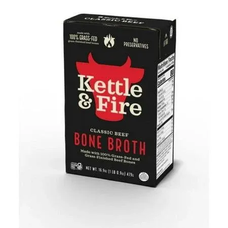 Kettle and Fire - Bone Broth Chipotle Beef - Case of 6 - 16.9 oz