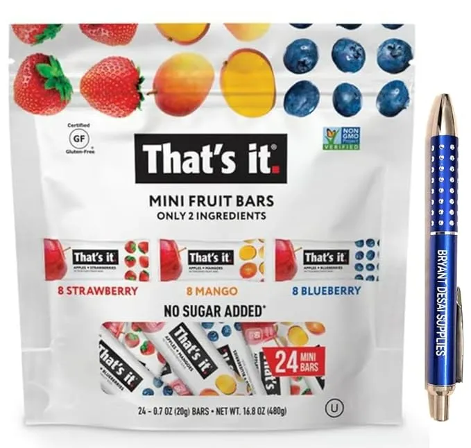 That's It. Mini Fruit Bars Variety (24 Pack)