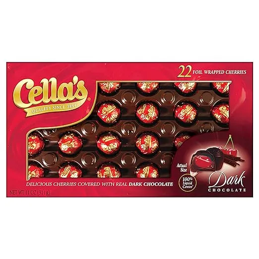 Cella's - Dark Chocolate Cherries, 11 oz.